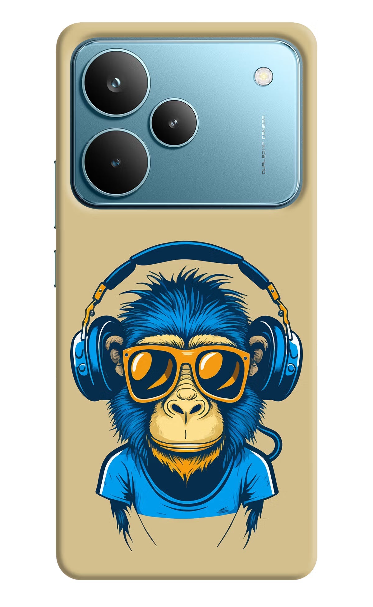 Monkey Headphone Realme P4 Pro Back Cover