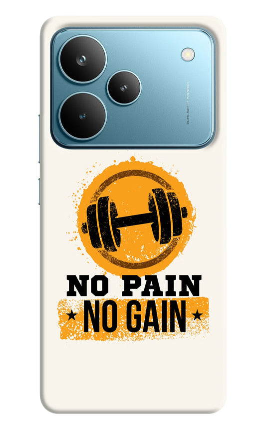 No Pain No Gain Realme P4 Pro Back Cover