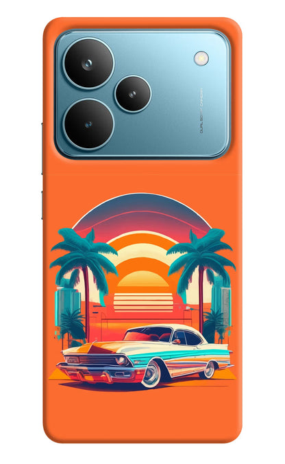 Palm Drive 80s Realme P4 Pro Back Cover