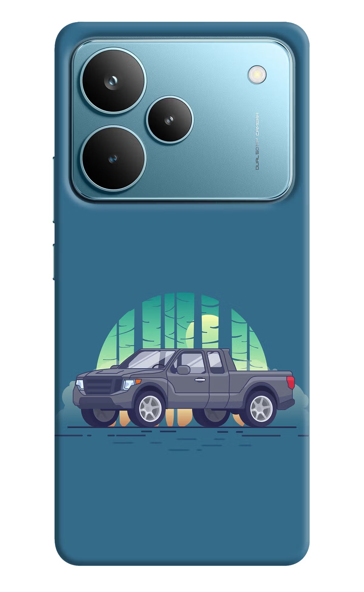 Retro Garage Vibe Realme P4 Pro Back Cover