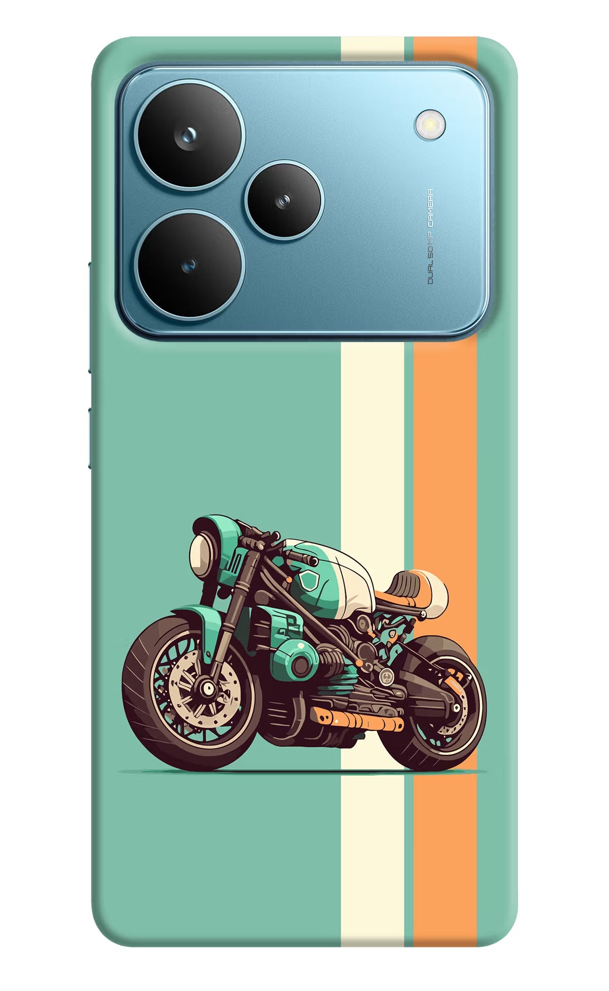 Striped Moto Drift Realme P4 Pro Back Cover