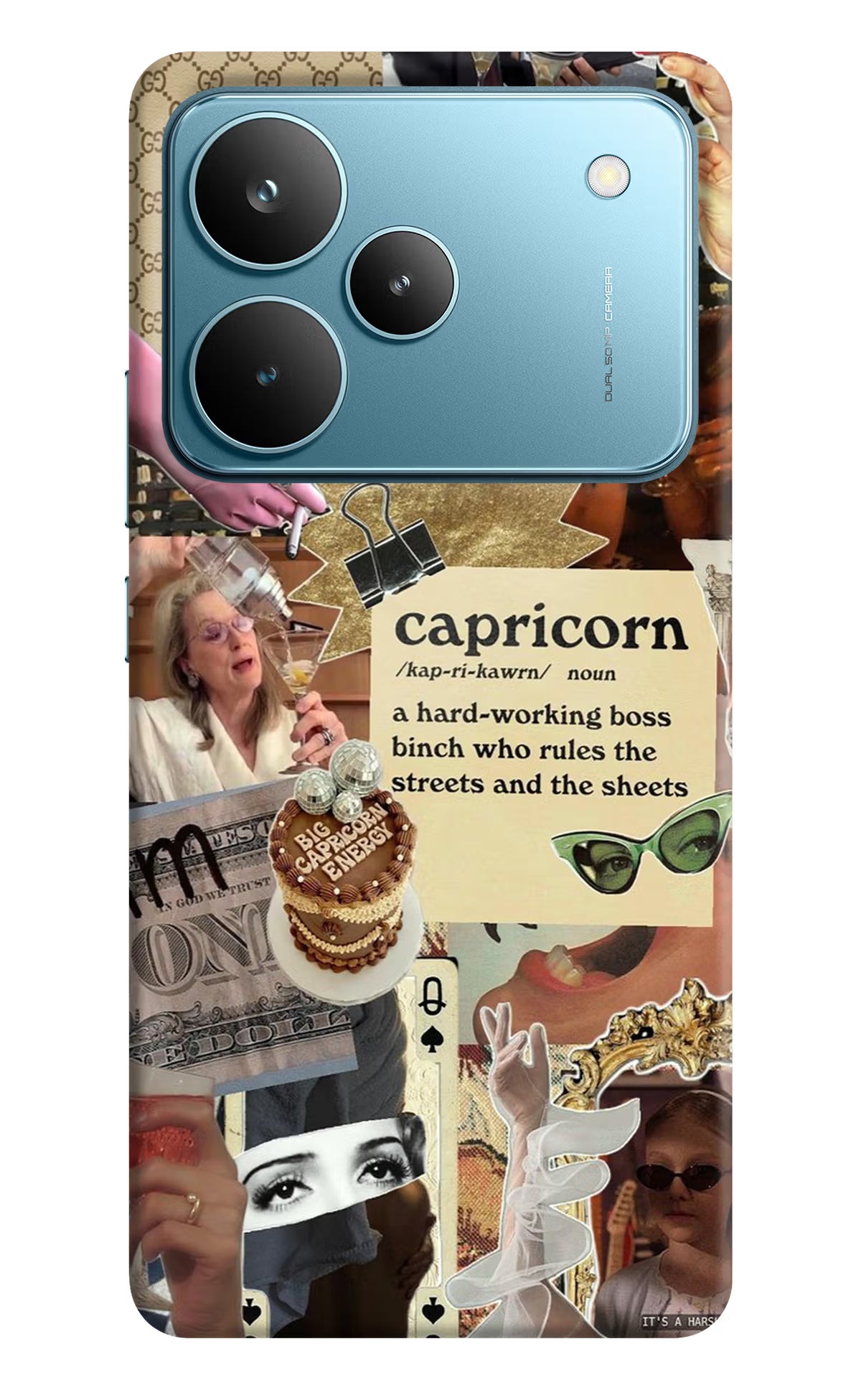 Capricorn Zodiac Realme P4 Pro Back Cover