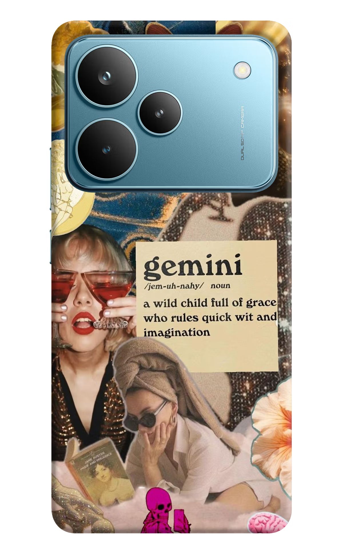 Gemini Zodiac Realme P4 Pro Back Cover