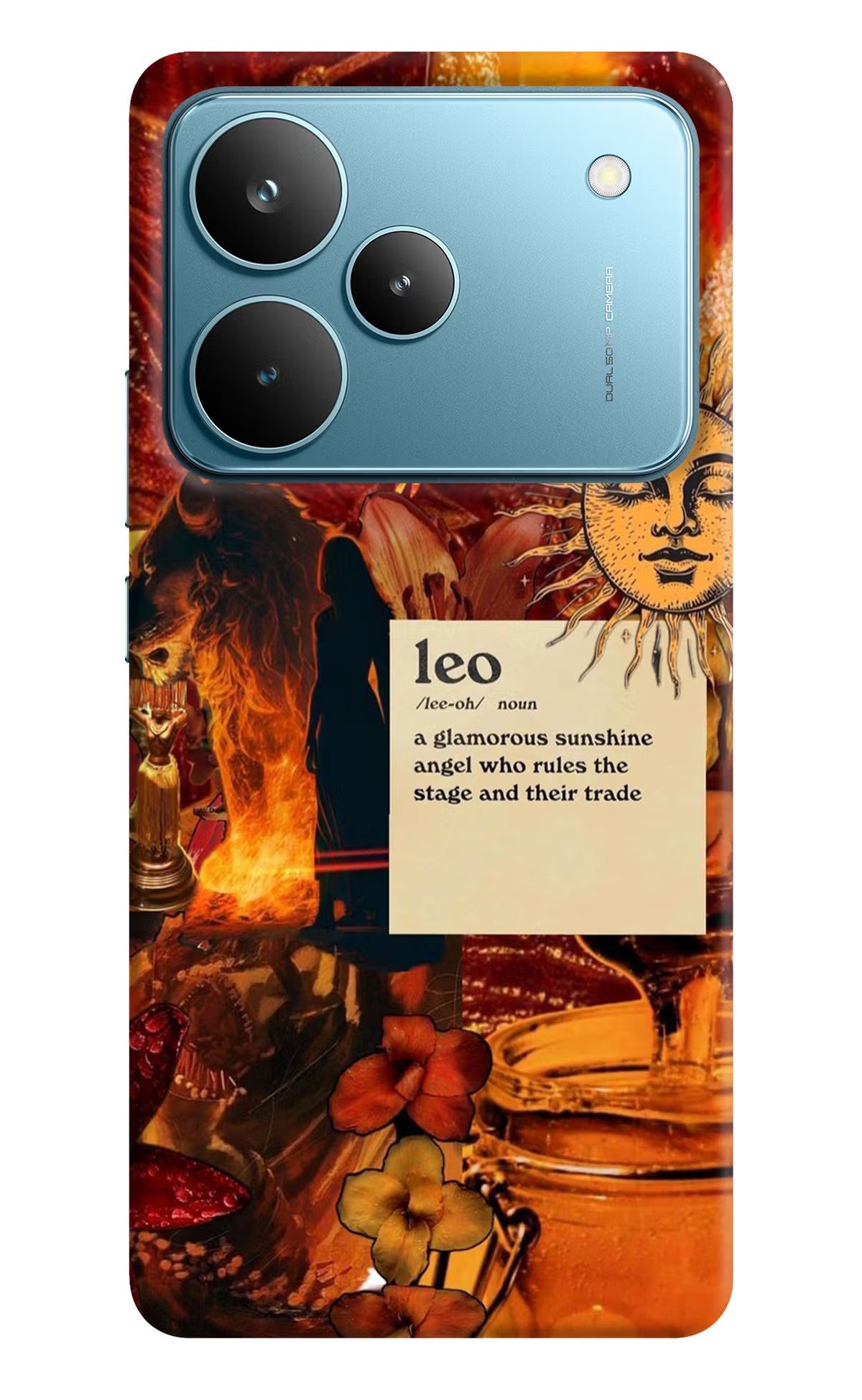 Leo Zodiac Realme P4 Pro Back Cover
