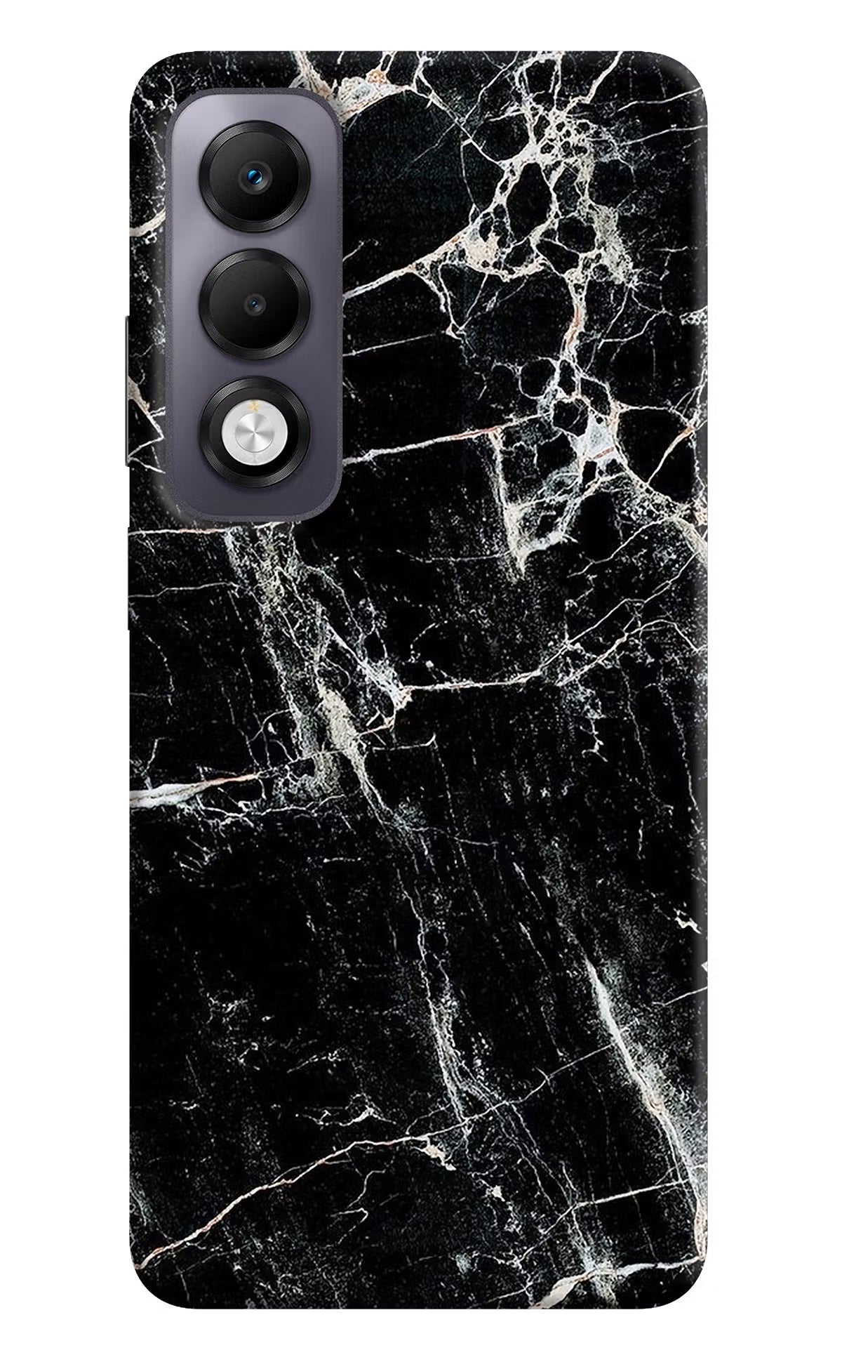 Black Marble Texture Oppo K13x Back Cover