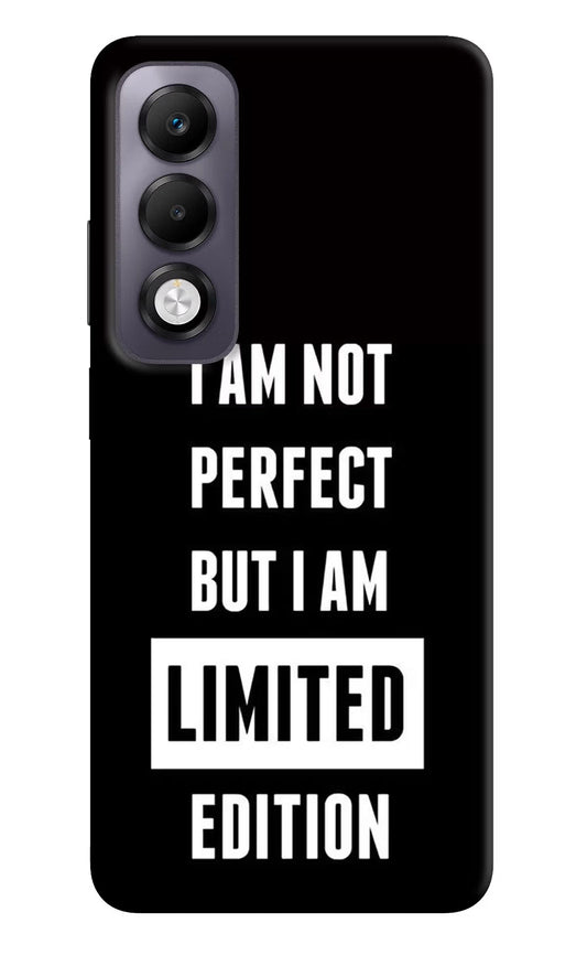 I Am Not Perfect But I Am Limited Edition Oppo K13x Back Cover