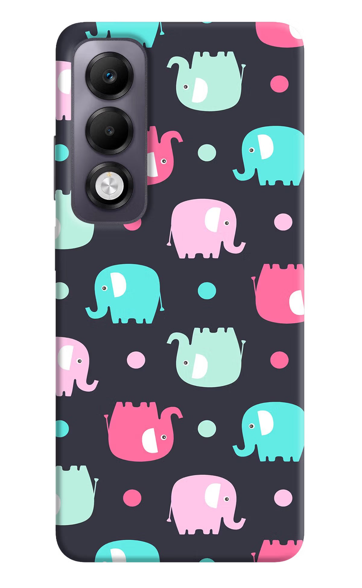 Elephants Oppo K13x Back Cover