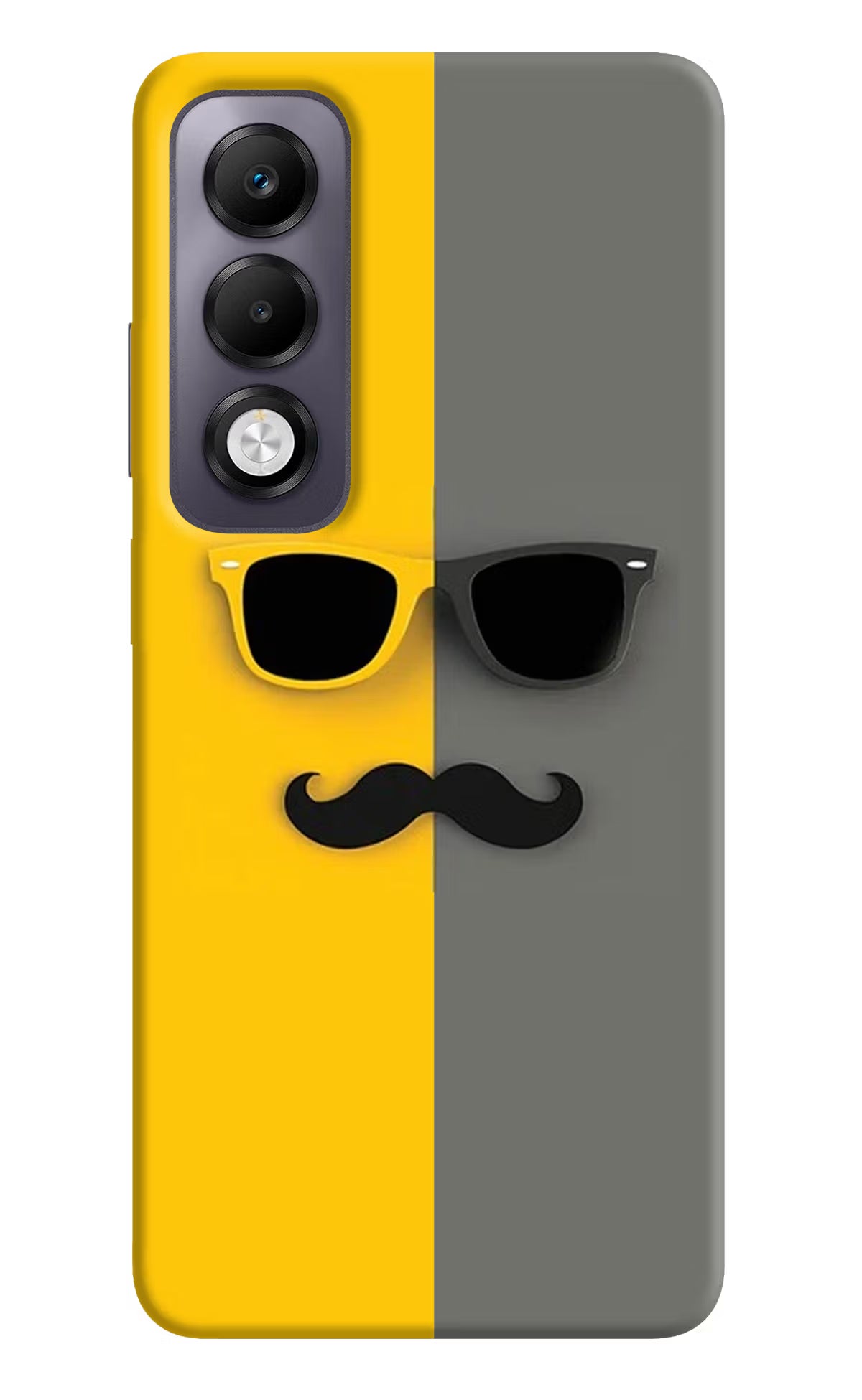Sunglasses with Mustache Oppo K13x Back Cover