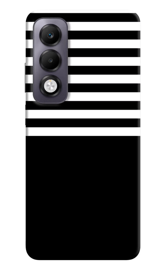Black and White Print Oppo K13x Back Cover