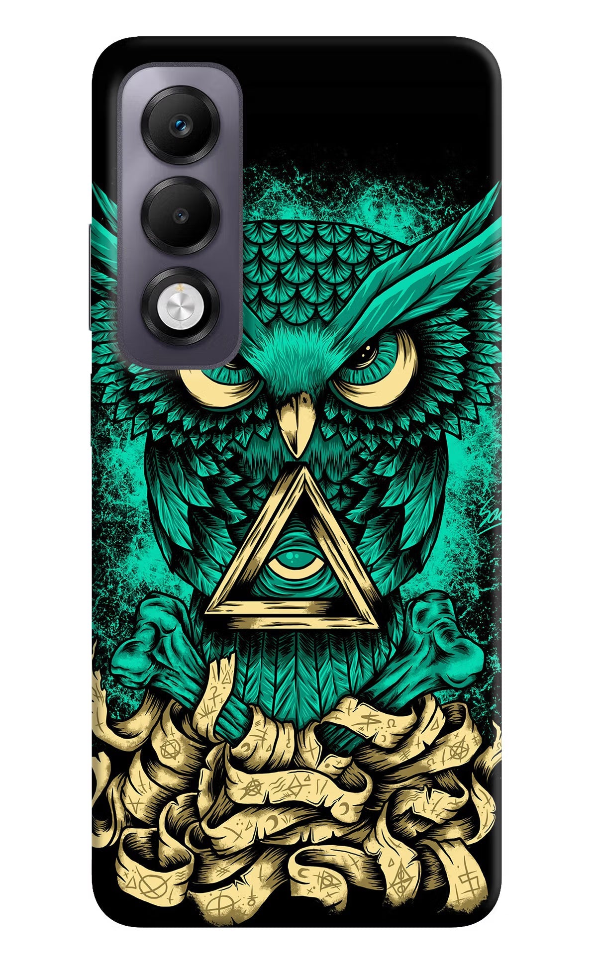 Green Owl Oppo K13x Back Cover
