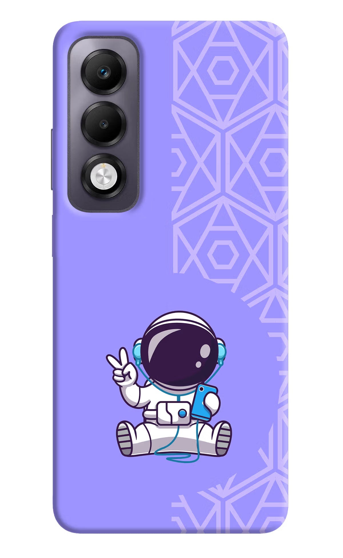 Cute Astronaut Chilling Oppo K13x Back Cover