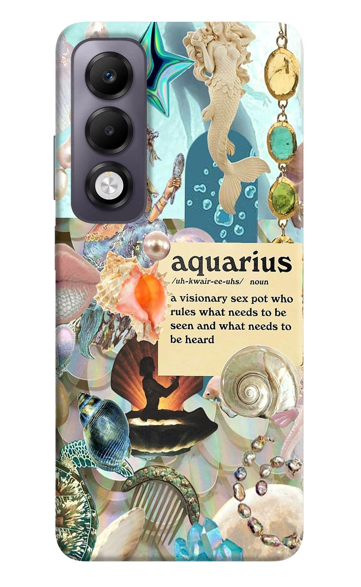 Aquarius Zodiac Oppo K13x Back Cover