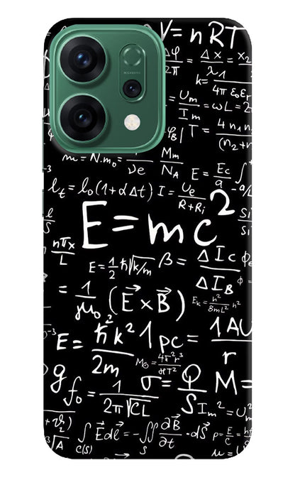 Physics Formula Oppo Reno14 5G Back Cover