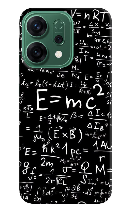 Physics Formula Oppo Reno14 5G Back Cover