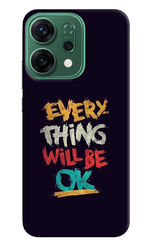 Everything Will Be Ok Oppo Reno14 5G Back Cover