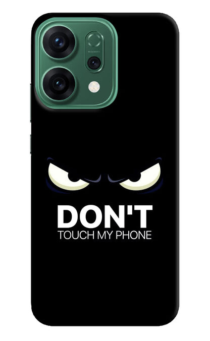 Don'T Touch My Phone Oppo Reno14 5G Back Cover