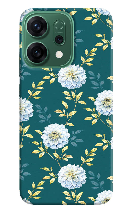 Flowers Oppo Reno14 5G Back Cover