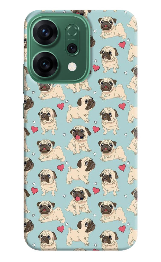 Pug Dog Oppo Reno14 5G Back Cover