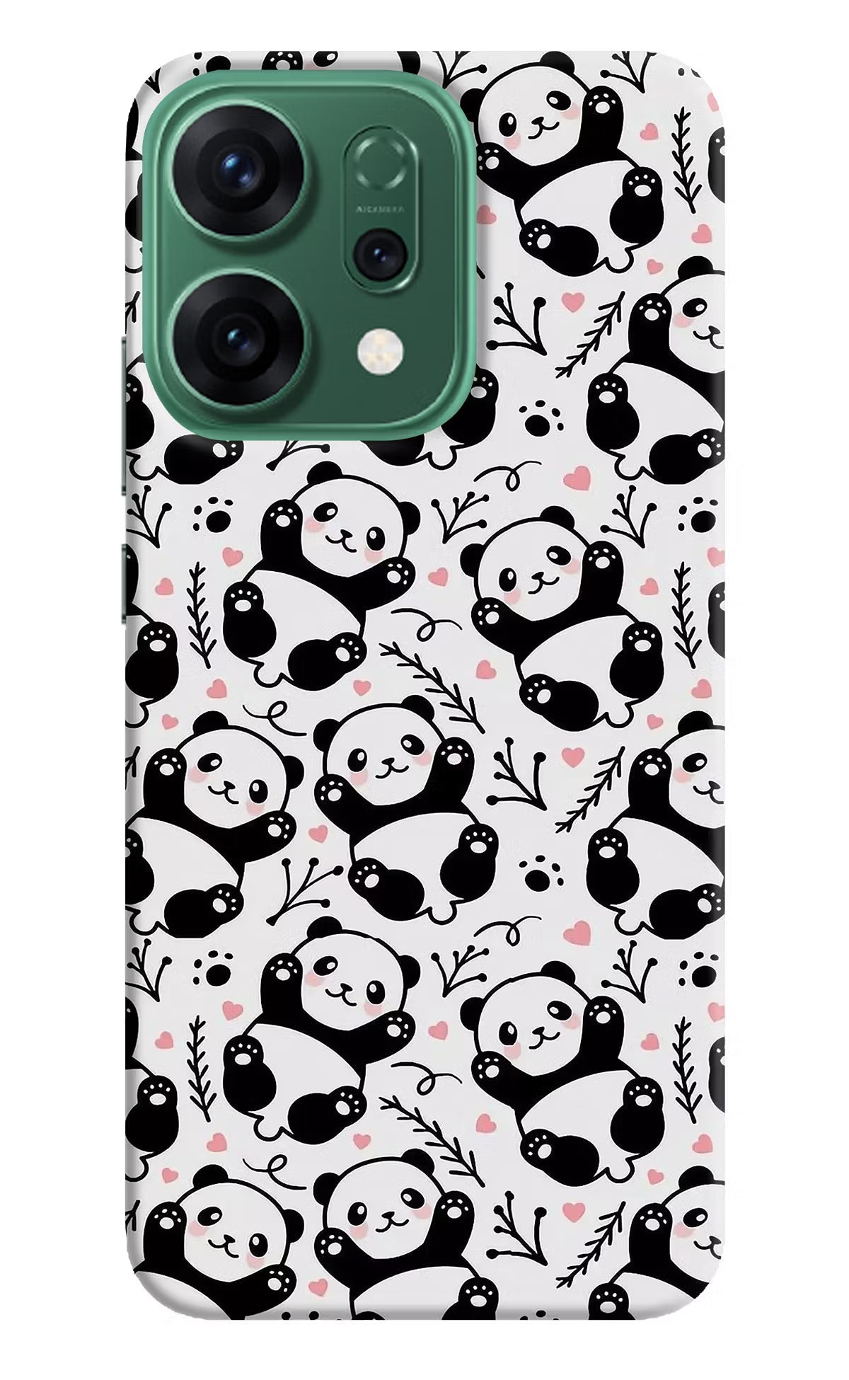 Cute Panda Oppo Reno14 5G Back Cover