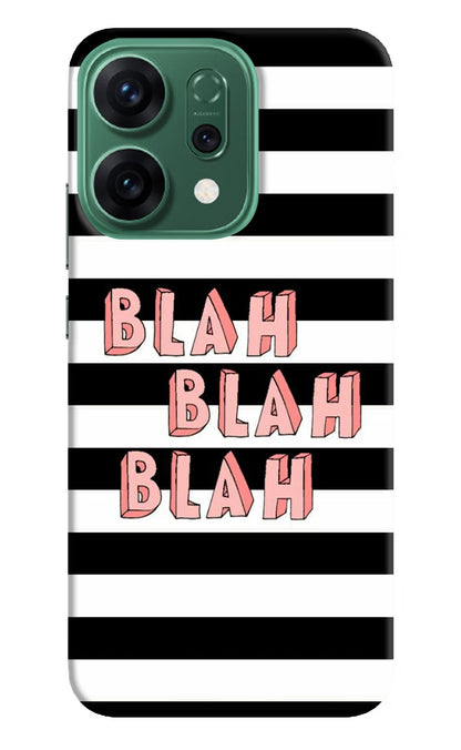 Blah Blah Blah Oppo Reno14 5G Back Cover