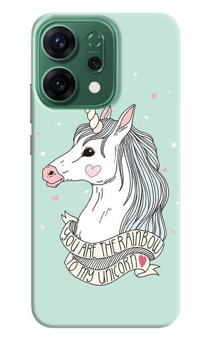 Unicorn Wallpaper Oppo Reno14 5G Back Cover