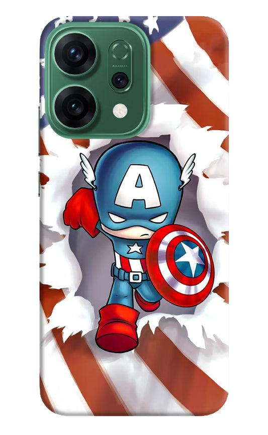 Captain America Oppo Reno14 5G Back Cover