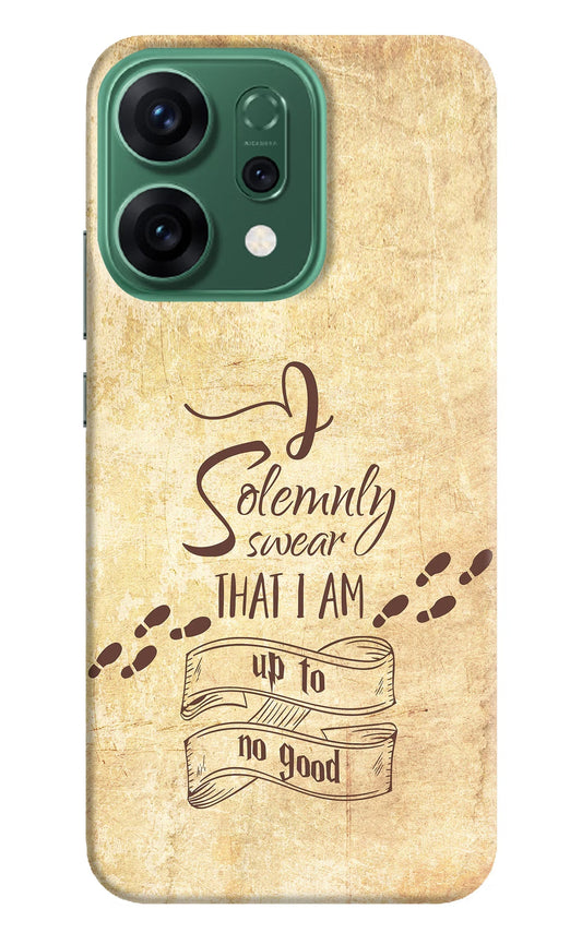 I Solemnly swear that i up to no good Oppo Reno14 5G Back Cover