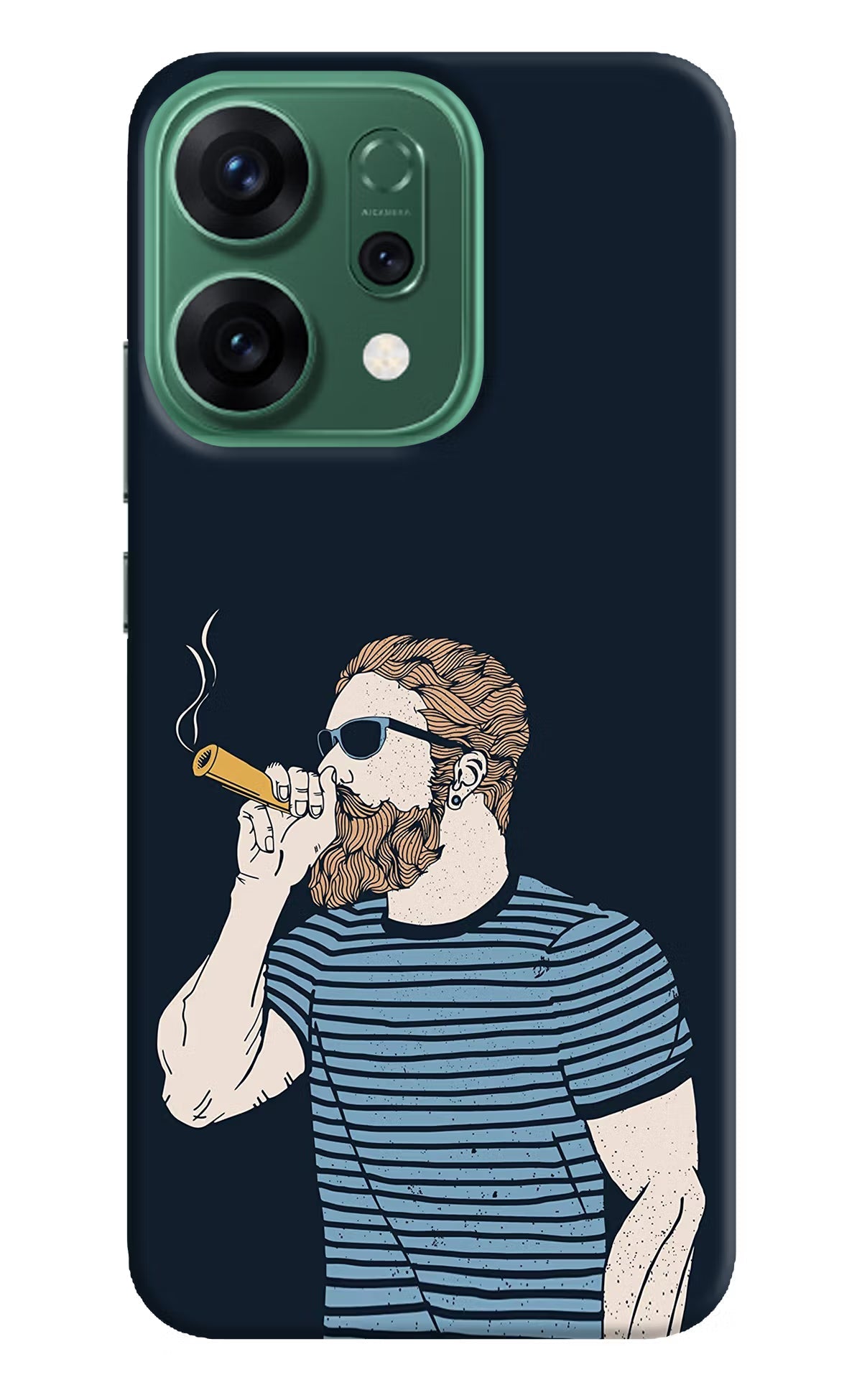 Smoking Oppo Reno14 5G Back Cover