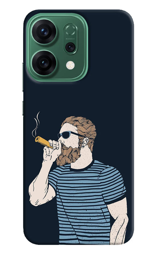 Smoking Oppo Reno14 5G Back Cover