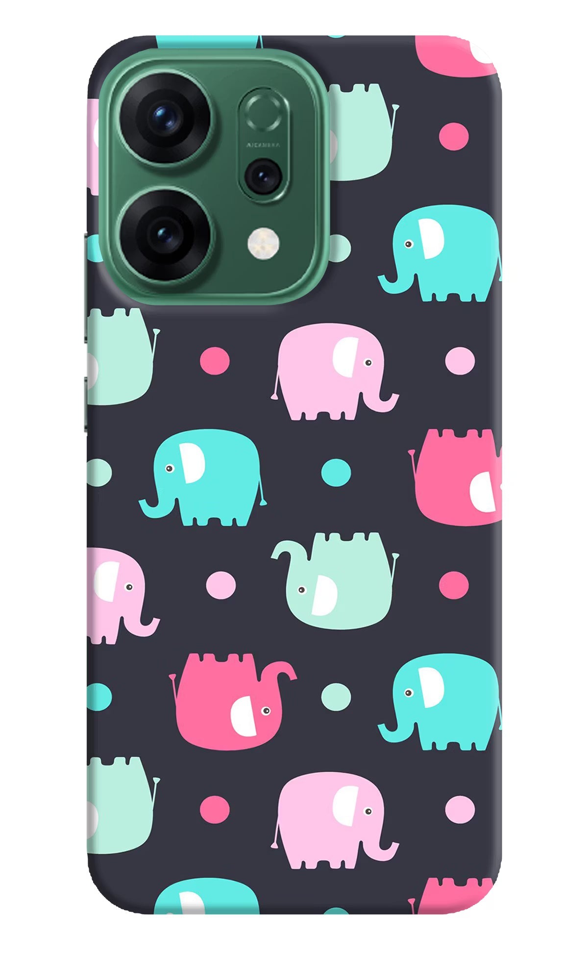 Elephants Oppo Reno14 5G Back Cover