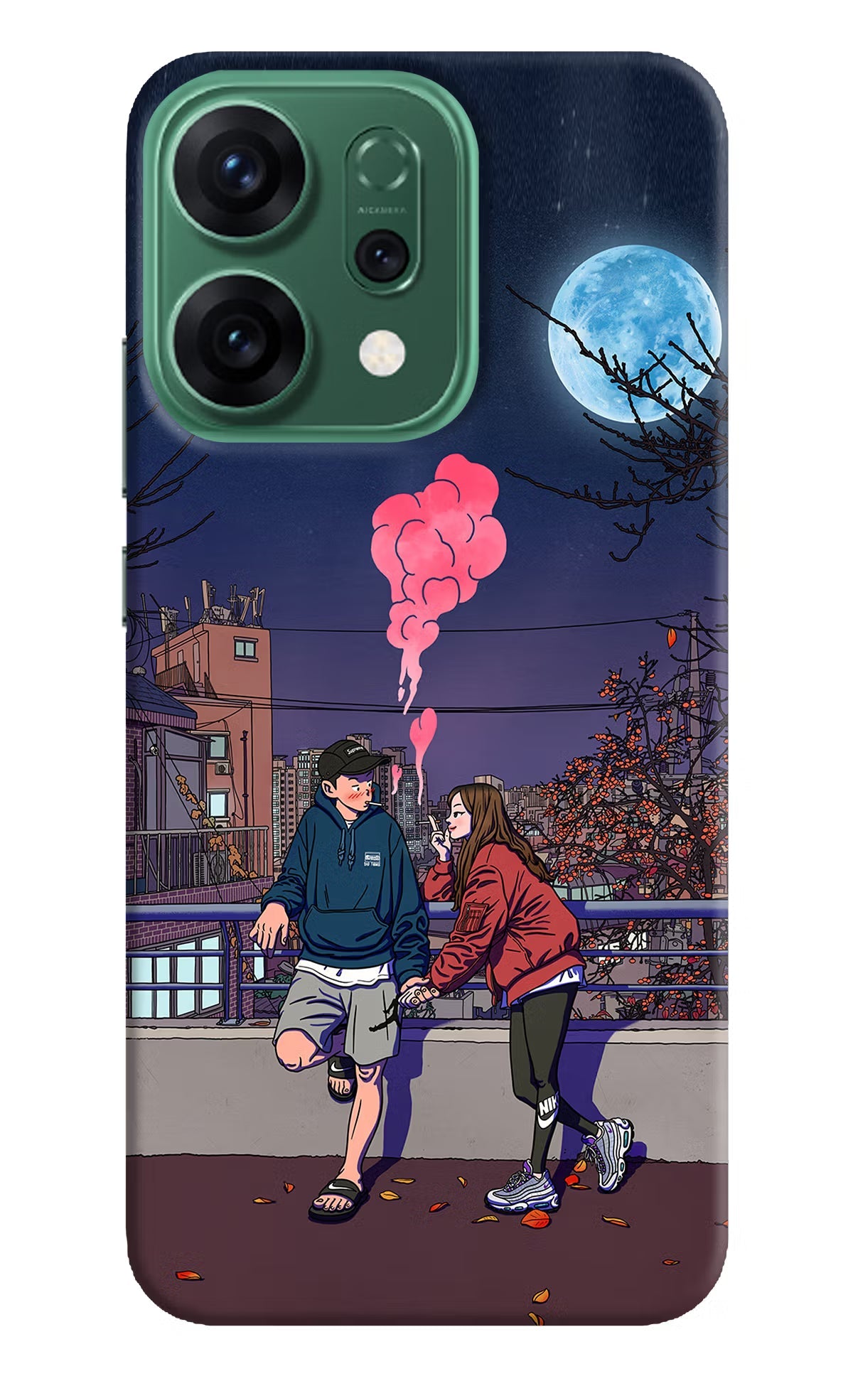 Chilling Couple Oppo Reno14 5G Back Cover