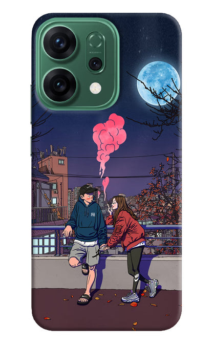 Chilling Couple Oppo Reno14 5G Back Cover
