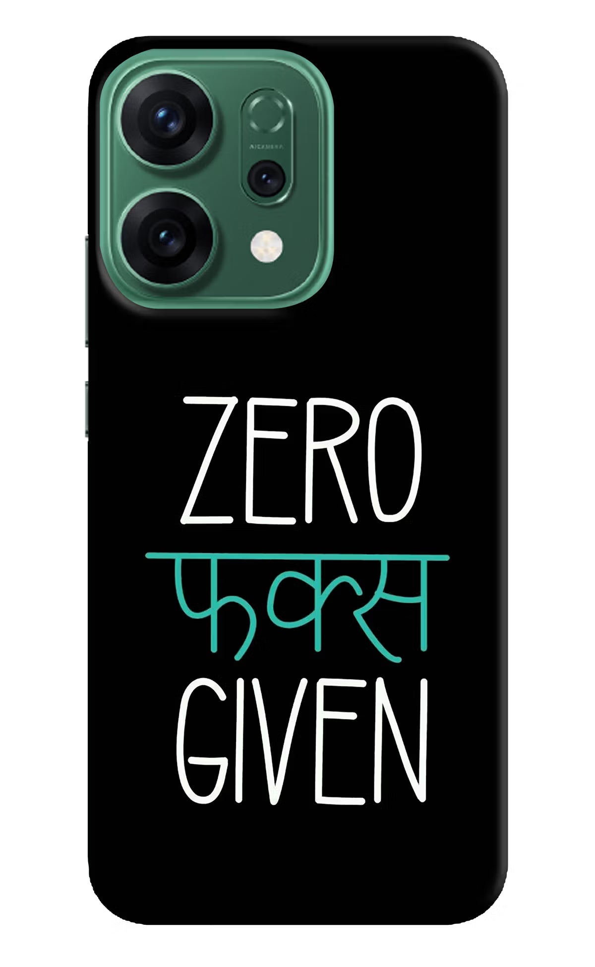 Zero Fucks Given Oppo Reno14 5G Back Cover