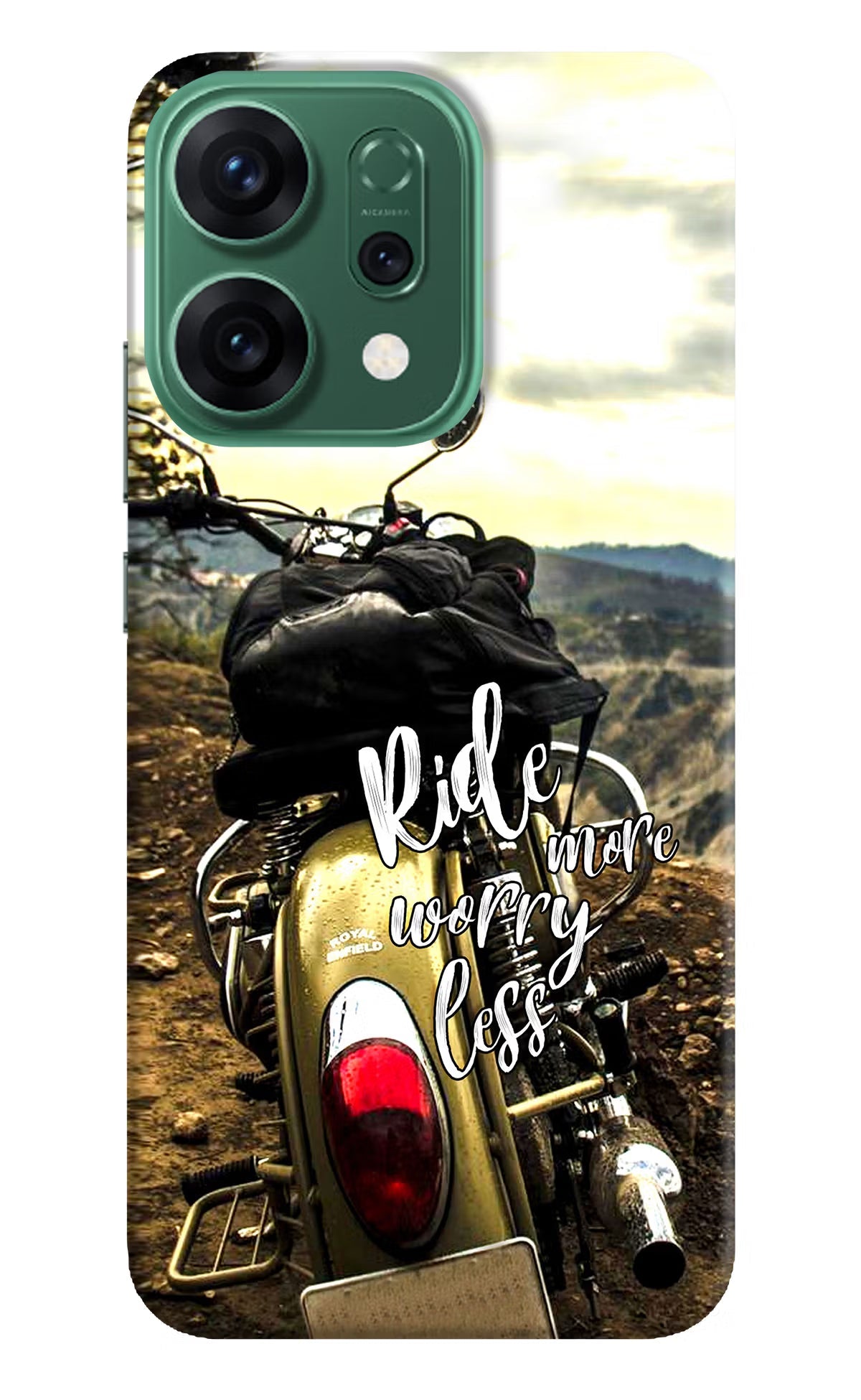 Ride More Worry Less Oppo Reno14 5G Back Cover
