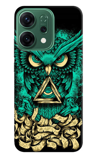 Green Owl Oppo Reno14 5G Back Cover
