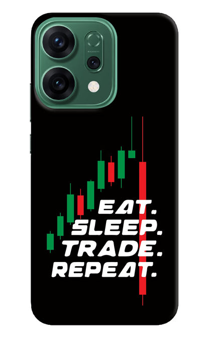 Eat Sleep Trade Repeat Oppo Reno14 5G Back Cover