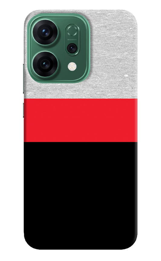 Tri Color Pattern Oppo Reno14 5G Back Cover