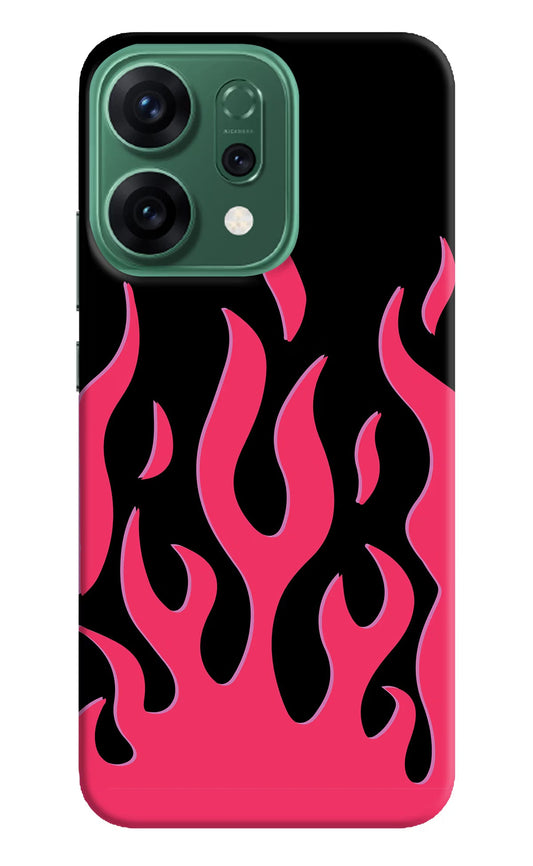 Fire Flames Oppo Reno14 5G Back Cover