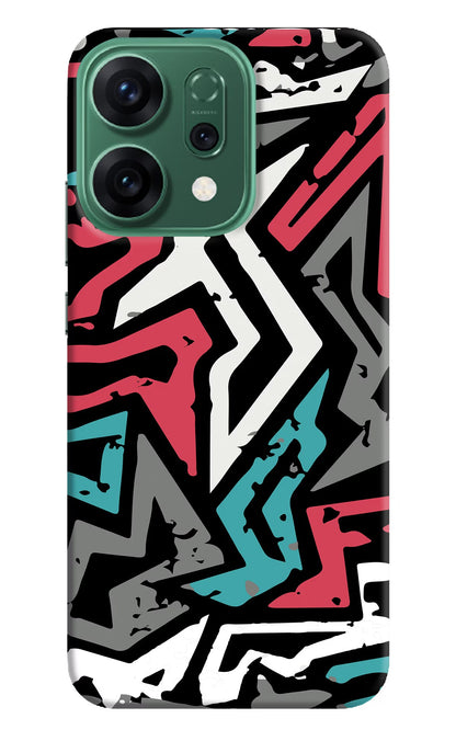 Geometric Graffiti Oppo Reno14 5G Back Cover