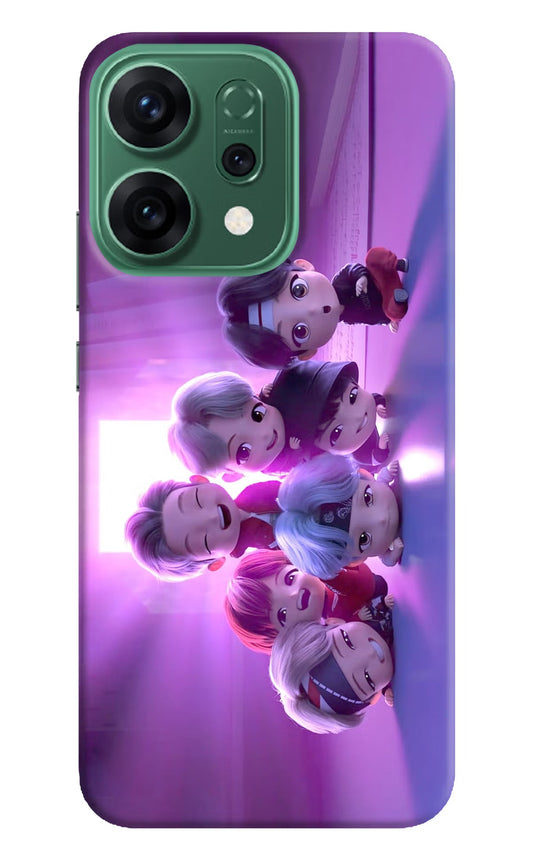 BTS Chibi Oppo Reno14 5G Back Cover