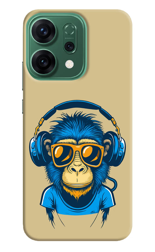 Monkey Headphone Oppo Reno14 5G Back Cover