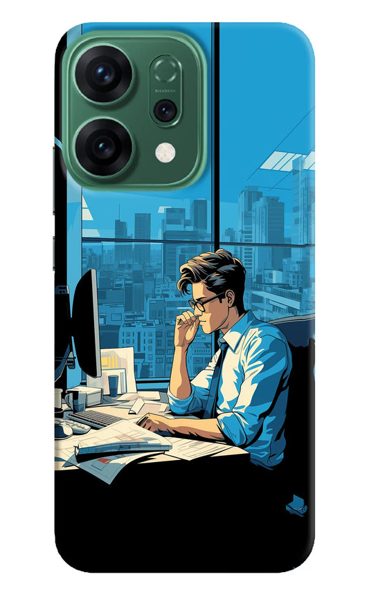 Focused Hustler (AI Generated) Oppo Reno14 5G Back Cover