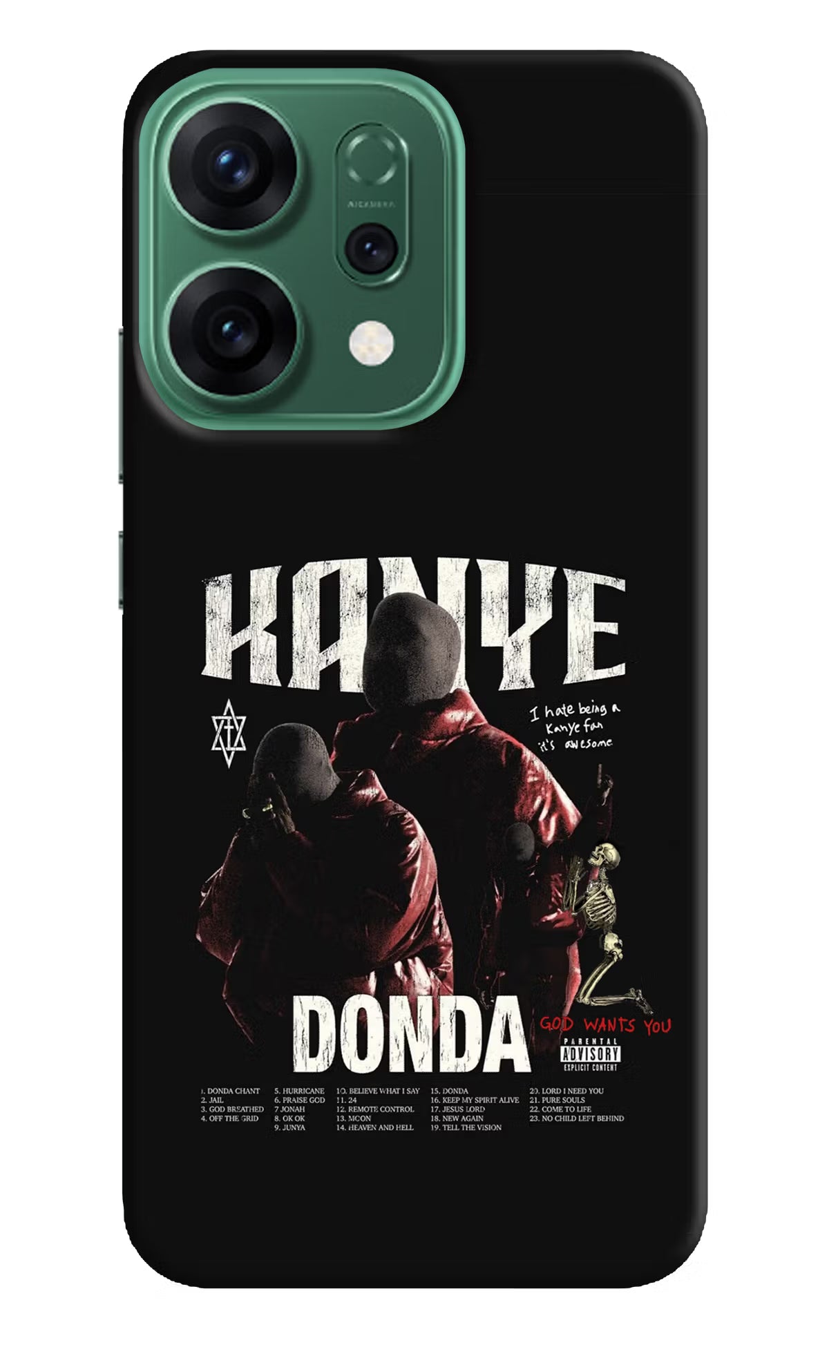 Donda Kanye West Oppo Reno14 5G Back Cover