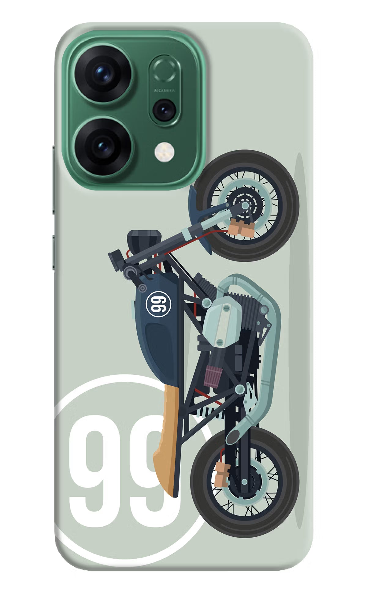 Classic Cafe Racer 99 Oppo Reno14 5G Back Cover