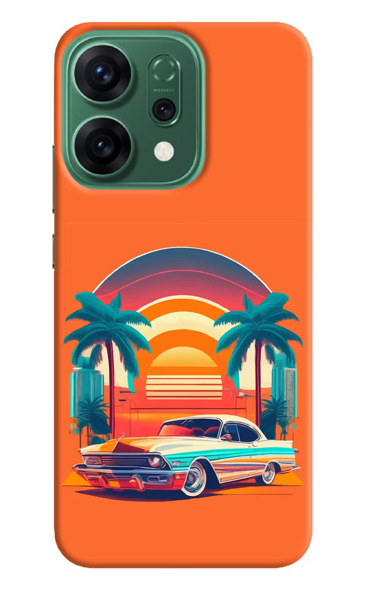 Palm Drive 80s Oppo Reno14 5G Back Cover