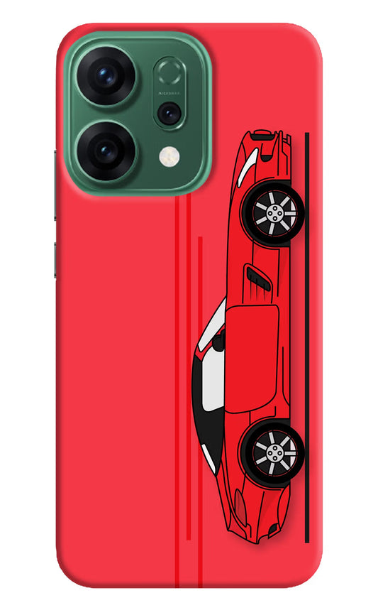 Red Velocity Oppo Reno14 5G Back Cover