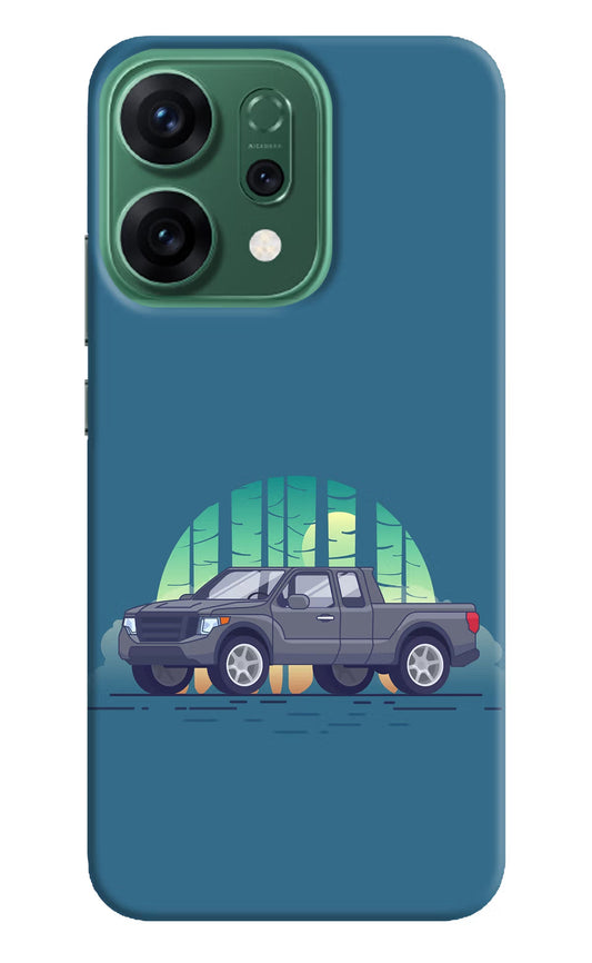Retro Garage Vibe Oppo Reno14 5G Back Cover