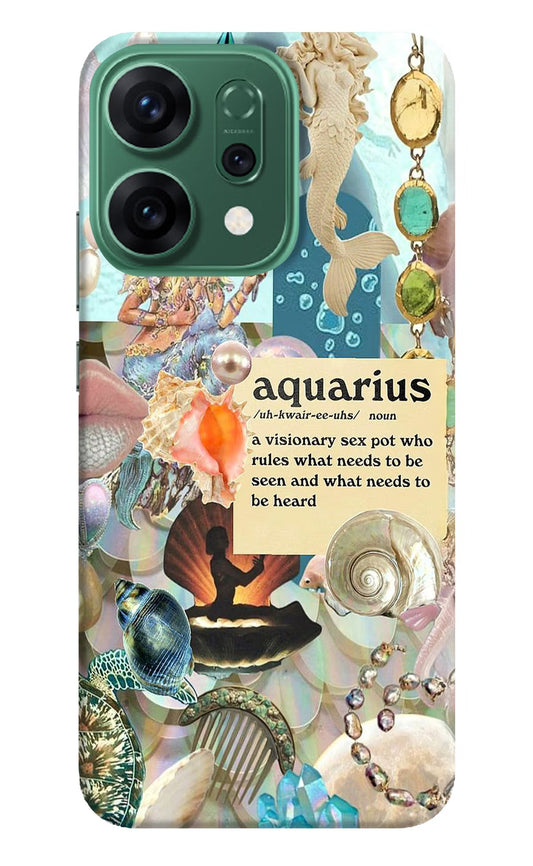 Aquarius Zodiac Oppo Reno14 5G Back Cover
