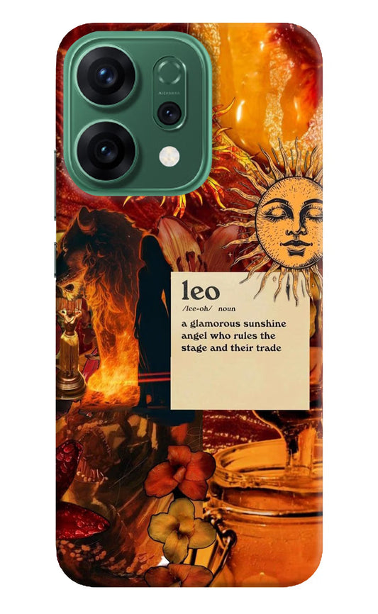 Leo Zodiac Oppo Reno14 5G Back Cover