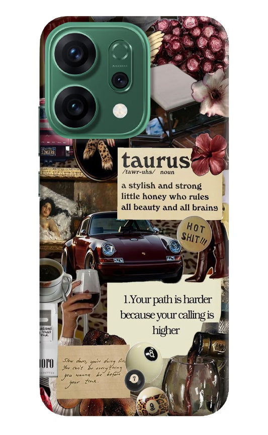 Taurus Zodiac Oppo Reno14 5G Back Cover